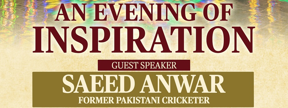 An Evening with Saeed Anwar